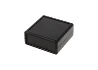 1593kbk Hammond 1593 Black ABS Enclosure, 66 x 66 x 28mm