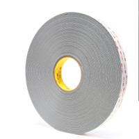 7000072504 3M 4956, 700007 Grey Foam Tape, 19.0mm x 33.0m, 1.60mm Thick