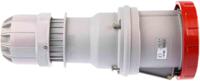 31812547 Scame IP66, IP67 Red Cable Mount 3P + N + E Industrial Power Socket, Rated At 125A, 415 V