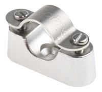 471-1300 RS PRO Silver 316 Stainless Steel Clamp Jumper, 20mm Max. Bundle