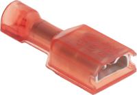 2-520407-2 TE Connectivity Ultra-Fast Plus .250 Red Insulated Female Spade Connector, Receptacle, 6.35 x 0.81mm Tab Size, 0.3mm²