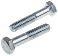 279-795 RS PRO Bright Zinc Plated Steel, Hex Bolt, M12 x 60mm