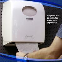 7955 Aquarius ABS White Wall Mounting Paper Towel Dispenser, 297mm x 192mm x 324mm