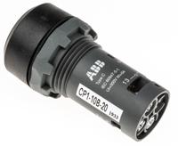 1sfa619100r1026-cp1-10b-20 ABB Compact Series Push Button, Momentary, Panel Mount, 22mm Cutout, DPST, 300V, IP69K