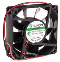 me70201v1-000u-a99 Sunon ME Series Axial Fan, 12 V dc, DC Operation, 49.3m³/h, 1.56W, 130mA Max, 70 x 70 x 20mm