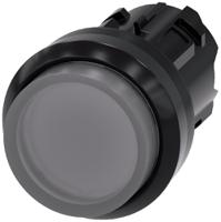 3su1001-0bb70-0aa0 Siemens SIRIUS ACT 3SU10 Series Clear Momentary Push Button Head, 22mm Cutout, IP66, IP67, IP69K