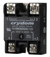 h16wd6050g-10 Sensata Crydom H16WD Series Solid State Relay, 50 A Load, Panel Mount, 690 V ac Load, 32 V dc Control