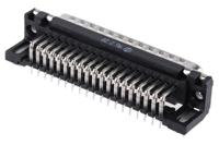 09654626812 HARTING 37 Way Right Angle Through Hole D-sub Connector Plug, 2.76mm Pitch, with 4-40 UNC Threaded Inserts, Boardlocks