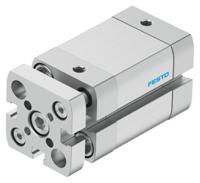 adngf-20-20-p-a Festo Pneumatic Compact Cylinder - 554223 20 mm Bore, 20 mm ADNGF Series, Double Acting Acting