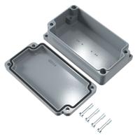 01061200 Rose Aluminium Standard Series Grey Die Cast Aluminium Enclosure, IP66, IK09, Grey Lid, 115 x 64 x 34mm