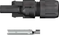 320010p0010-ur Staubli Cable Coupler MC4 Series, Female, Panel Mount Solar Connector, Cable CSA, 2.5mm², Rated At 22.5A, 1 kV PV-KBT4