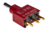 734-6984 RS PRO Toggle Switch, PCB Mount, On-Off-On, SPDT, Through Hole Terminal