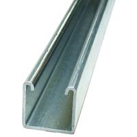p3300x3m Unistrut Galvanised Steel 3m Channel Splice Support 1.91kg/m, Fits Channel Size 21 x 41mm