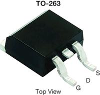 sum60020e-ge3 Vishay SUM60020E Type N-Channel MOSFET, 150 A, 80 V Enhancement, 3-Pin TO-263 SUM60020E-GE3