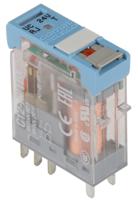 c12a21bx24ad Releco PCB Mount Power Relay, 24V ac/dc Coil, 5A Switching Current, DPDT