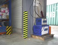 840-0603 RS PRO Black, Yellow Impact Protector 1000mm x 150mm