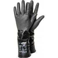 16-9 Tegera Black Butyl (Dipping Material) Work Gloves 350 mm Chemical Protection, Waterproof