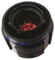 tv06zn-09-98pn Amphenol Limited, TV, Copper Alloy 3 Way Cable Mount MIL Spec Circular Connector PlugBlack, Pin Contacts,Shell Size 09,