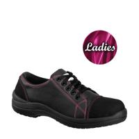 libbs30nr37 LEMAITRE SECURITE LIBERT Women's Black Composite Toe Capped Safety Shoes, EU 37