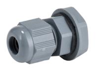 ppc9-sl080 Alpha Wire FIT Wire Management Series Slate Chloroprene Rubber (O-Ring/Seal), Polyamide Cable Gland, PG9 Thread, 4mm