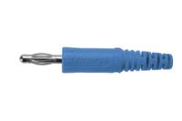 fk-9-l-ni-bl Schutzinger Blue Male Banana Plug, 4 mm Connector, Solder Termination, 32A, 33 V ac, 70V dc, Nickel Plating