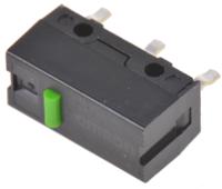 d2fs-f-n-t Omron Pin Plunger Micro Switch, PCB Self-Clinching Terminal, 100 mA @ 5 V dc, SPST, IP40