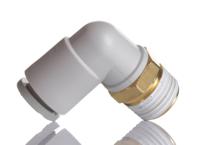 kq2l06-01as SMC KQ2 Series Elbow Threaded Adaptor, R 1/8 Male to Push In 6 mm, Threaded-to-Tube Connection Style