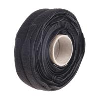 449-9189 RS PRO  Self Engaging Black Hook & Loop Tape, 20mm x 200mm