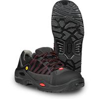 1615-44 Jalas 1615 Unisex Black, Grey, Red Aluminium Toe Capped Safety Shoes, UK 10, EU 44