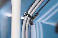 151-02219-fmb4apt-a-pa66hs-bk HellermannTyton Self Adhesive Black Cable Tie Mount 28 mm x 28mm, 5.4mm Max. Cable Tie Width