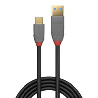 36911 Lindy Electronics USB 3.2, Male USB C to Male USB A, 1m