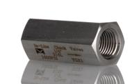 257-0038 RS PRO Stainless Steel Check Valve Check Valve 1/4in, 63 bar