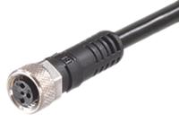 120086-8656 Molex Female 3 way M8 to Unterminated Free End Sensor Actuator Cable, 2 m