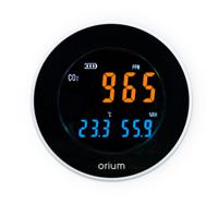 11334 Orium Quaelis 16 CO2 Sensor for CO2, Humidity, Temperature, +70°C Max, 99.9%RH Max, Rechargeable Battery Via USB Cable