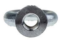 124-4844 RS PRO Carbon Steel Eye Nut, M20 Thread, 40mm Internal Eye Diameter, 72mm Outer Eye Diameter, 1.2t Load