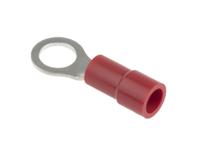 613-9261 RS PRO Insulated Ring Terminal, M5 Stud Size, 0.5mm² to 1.5mm² Wire Size, Red