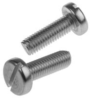 914-1627 RS PRO Slot M8 Pan A2 304 Stainless Steel Machine Screws DIN 85 x 25.0mm