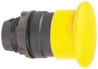 zb5ac5 Schneider Electric Harmony XB5 Series Yellow Spring Return Push Button Head, 22mm Cutout, IP66, IP69K