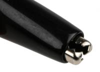 738-5850 RS PRO Crocodile Clip, Nickel-Plated Steel Contact, Black