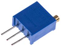 3296w-1-504lf 500kΩ, Through Hole Trimmer Potentiometer 0.5W Top Adjust Bourns, 3296