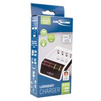 1001-0092 Ansmann Comfort Smart Battery Charger For NiMH AA, AAA 4 Cell 1.2V 400mA