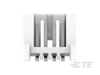 2355091-4 TE Connectivity MICRO CT Series Straight Board PCB Header, 4 Contact(s), 1.2 mm Pitch, 1 Row, Shrouded
