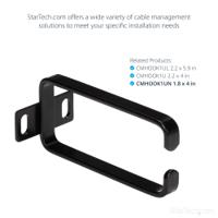 cmhook1un StarTech.com CMHO Series Cable Management D-Ring Hook for Use with Rack Mounting, 1 Piece(s), 4.0 x 1.8 x 1.8in