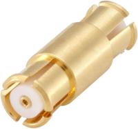 19k109-k00l5 Rosenberger Straight 50Ω Adapter SMP Jack to SMP Jack 26.5GHz