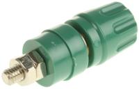 930103104 Hirschmann Test & Measurement Green Female Banana Plug - Screw, 60V dc