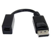 dp2mdpmf6in StarTech.com Male DisplayPort to Female Mini DisplayPort, PVC  Cable, 4K @ 60 Hz, 150mm