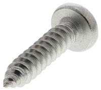 521-620 RS PRO Plain Stainless Steel Pan Head Self Tapping Screw, N°8 x 3/4in Long 19mm Long