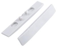 m5700608 METCASE Transparent Aluminium Front Panel, 65mm H, 2mm W, 200mm L, for Use with Mettec Case