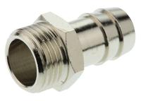 0931-15-21 Legris LF3000 Series Straight Threaded Adaptor, G 1/2 Male to Push In 15 mm, Threaded-to-Tube Connection Style