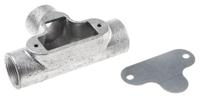 763-9226 RS PRO Inspection Tee, Conduit Fitting, 25mm Nominal Size, Steel, Silver
